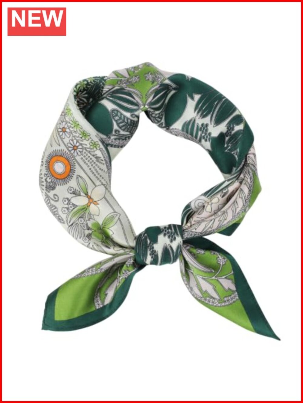100% Mulberry Silk Scarf 21x21 Small Square Neckerchief